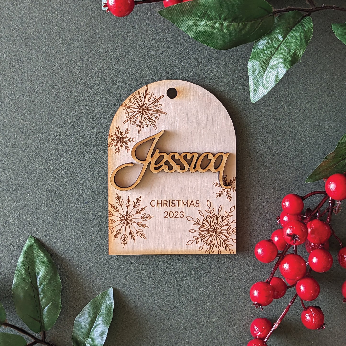 Ornament - Double Layered Dome Snowflake