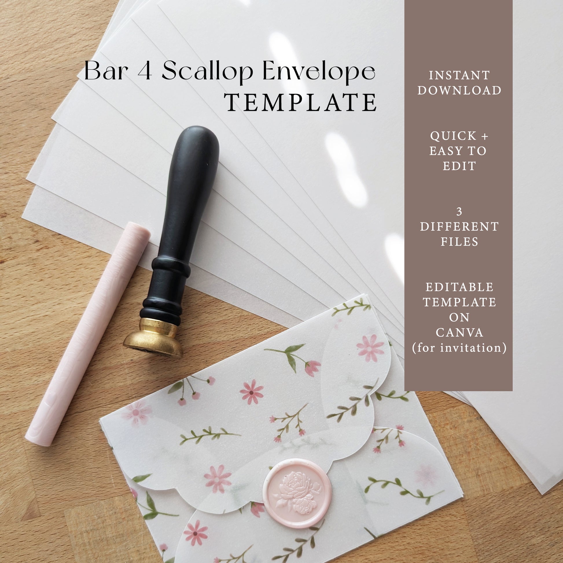 4 Bar Envelope Template