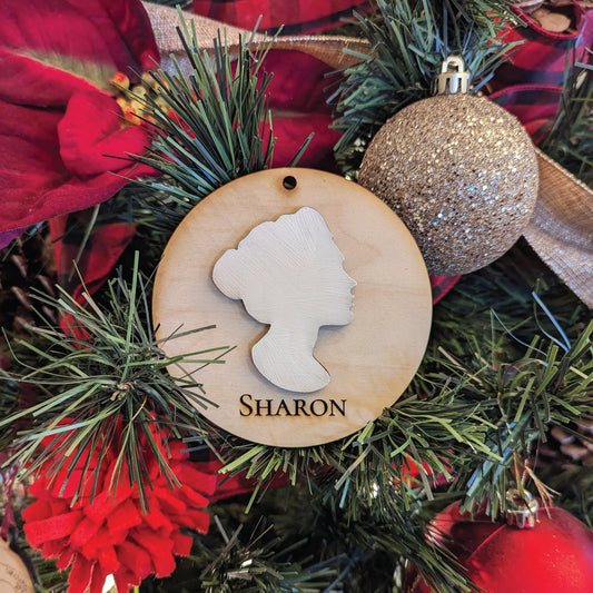 Ornament - Double Layered Heirloom Portrait