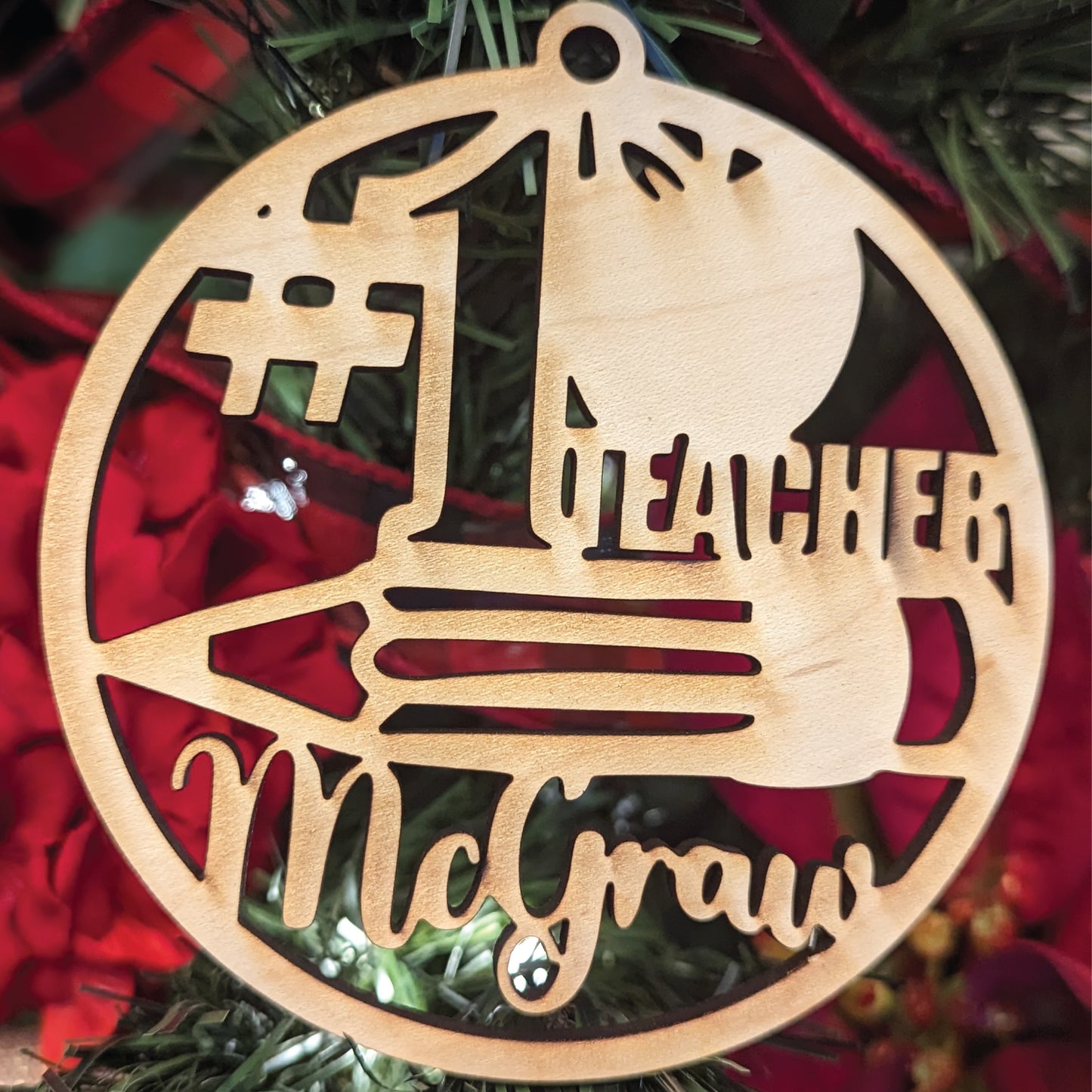 Ornament - #1 Teacher
