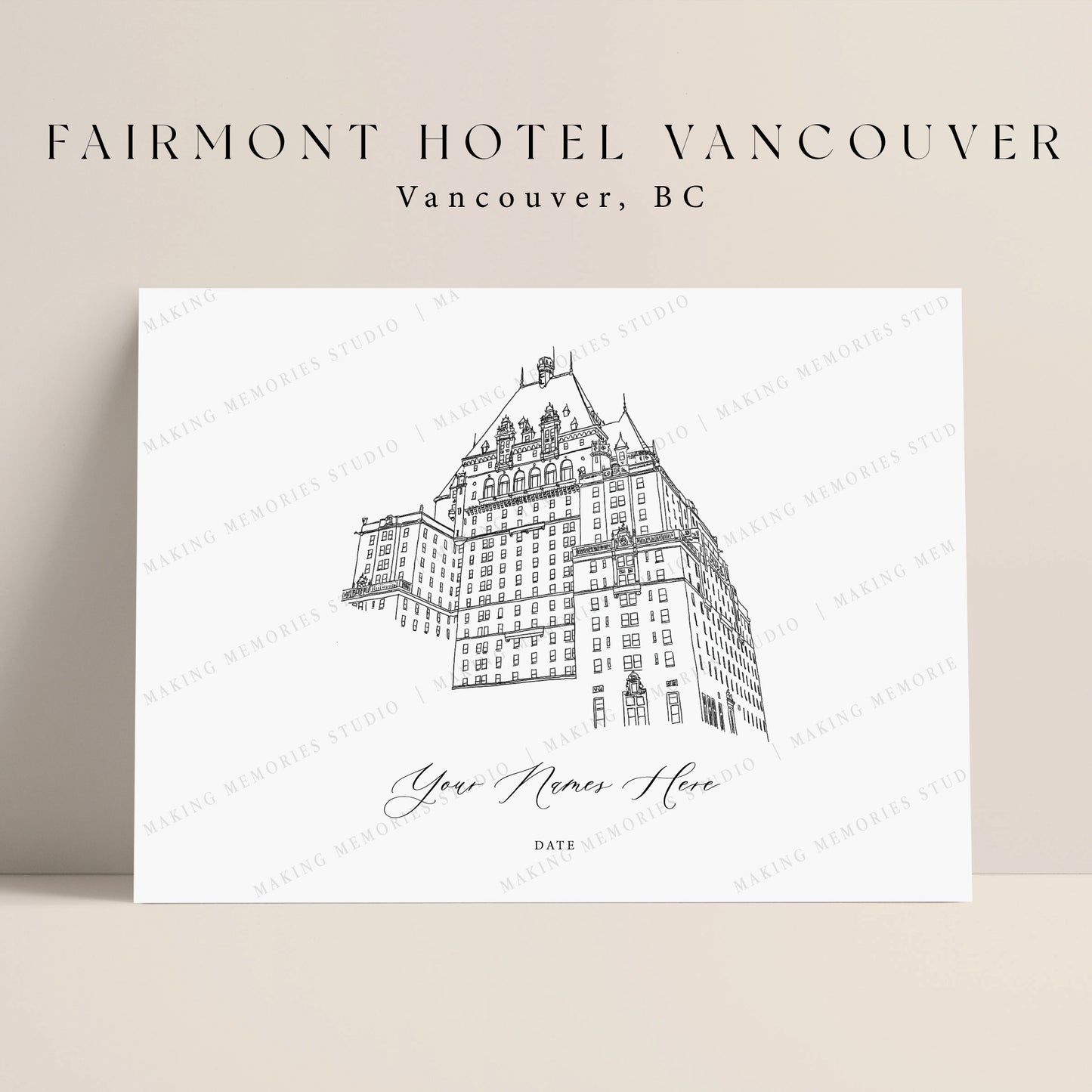 Fairmont Hotel Vancouver